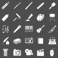 Vector Set of Art Icons N4