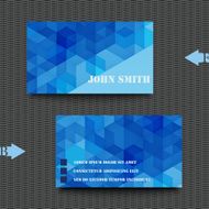 Business card template with abstract background N4