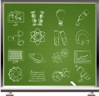Science Research and Education Icons N3