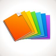 Spiral Ring Notebooks Rainbow