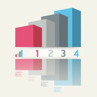 Modern Design info graphics banner style N4