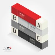 Modern Design template isometric style N2