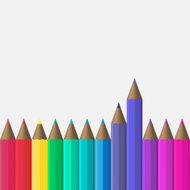 Colored pencils illustration N3