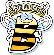 Cartoon Spelling Bee Text N2
