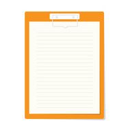 Clipboard with blank paper N6