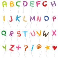 balloon alphabet style of handwriting N2