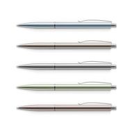 Vector Set of Pens Isolated on White Background
