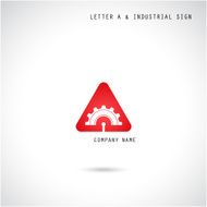 Creative letter A icon abstract logo design vector template N3