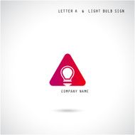Creative letter A icon abstract logo design vector template N4