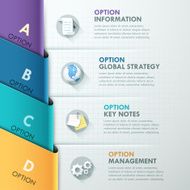 Modern infographics options banner N189