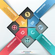 Modern infographics options banner N191