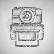 old photocamera icon N2