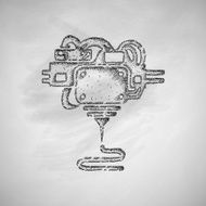 three d printer icon N9