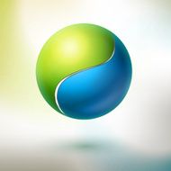 Eco friendly harmony conceptual symbol