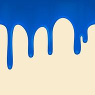 Seamless Blue paint colorful dripping