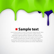 Colorful paint dripping background