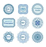 Guilloche elenent for certificate