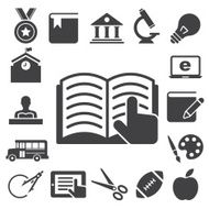 Education Icons Set N59