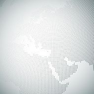 Dotted world globe light design vector illustration N14