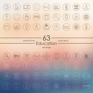 Set of education icons N197