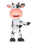 funny cartoon cow N4