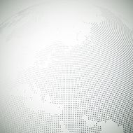 Dotted world globe light design vector illustration N15