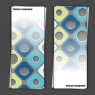 Set of banner templates with abstract background N13