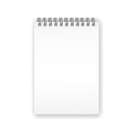 blank spiral notebook N7