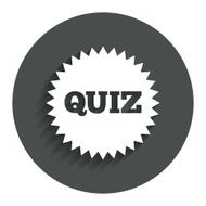 Quiz sign icon Questions and answers game N47
