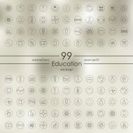 Set of education icons N198