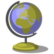 School earth globe 007