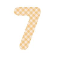 Orange squares pattern number seven