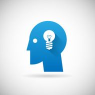 Idea Symbol Business Creativity Icon Design Template Vector Illustration