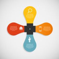 Infographic Templates for Business Vector Illustration N72