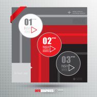 Modern infographic template for business design N15