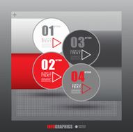 Modern infographic template for business design N16