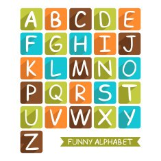 Funny alphabet for children