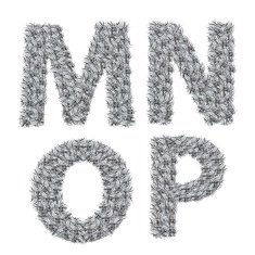gray letters N4