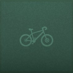 Bicycle Empty realistic black board in vector format