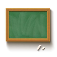chalkboard and chalks N2