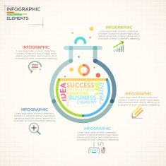 Modern infographics options banner N176
