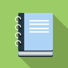 Vector notebook icon N3