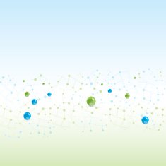 Seamless molecule ligh colors background