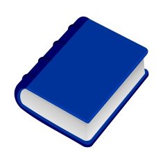 Realistic illustration closed book N2