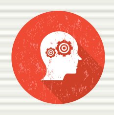 Brain symbol vector
