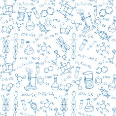 chemistry hand drawn doodles background N3