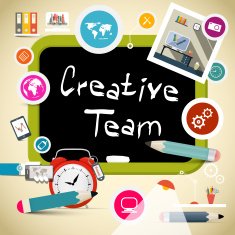 Creative Team Vector Illustration