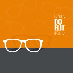Geek glasses icon