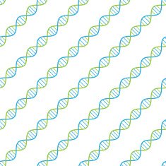 Vector seamless pattern DNA spiral scientific background