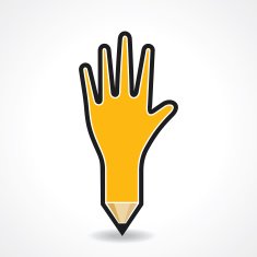 Education concept with graduation cap and computer mouse stock vector